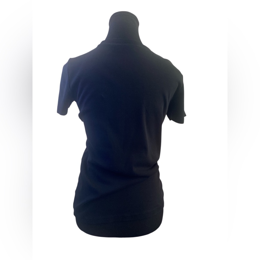 Eddie Bauer Black Fitted Short Sleeve T-Shirt GUC M - Picture 2 of 4